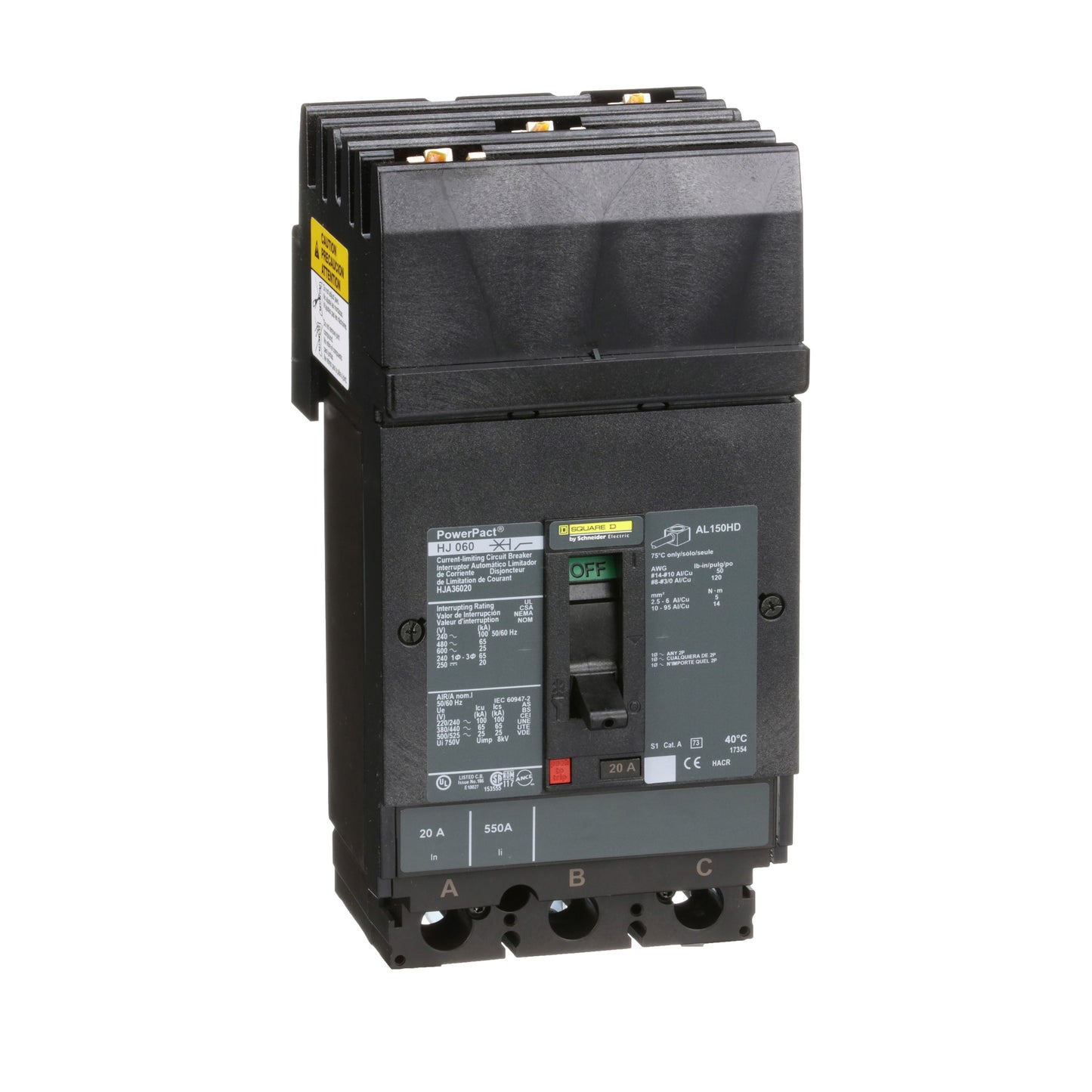 INTERRUPTOR 020A Schneider HJA36020