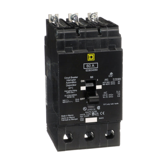 INTERRUPTOR  3P 60 A  Schneider EDB34060