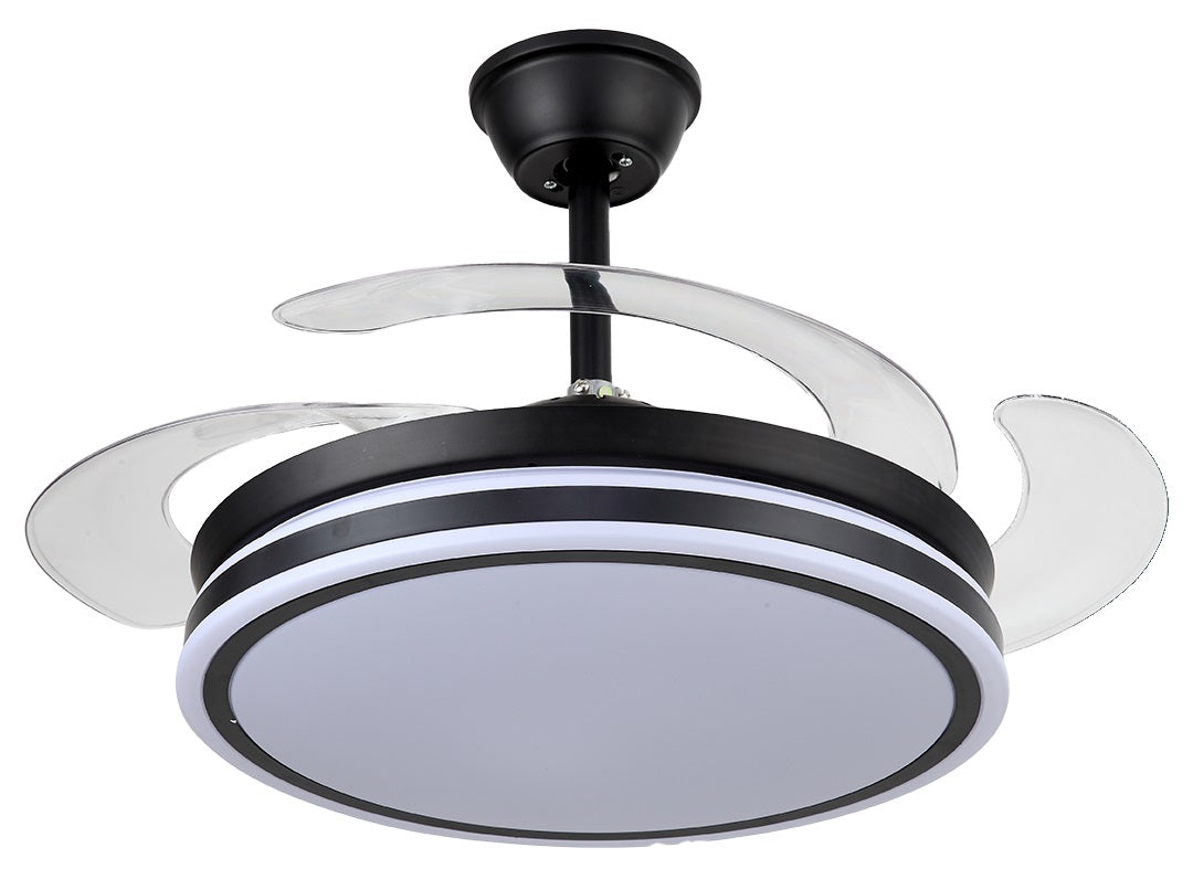 ABANICO NEGRO CLASS ILUMINACION 5VTP10