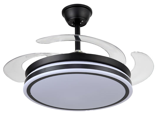 ABANICO NEGRO CLASS ILUMINACION 5VTP10