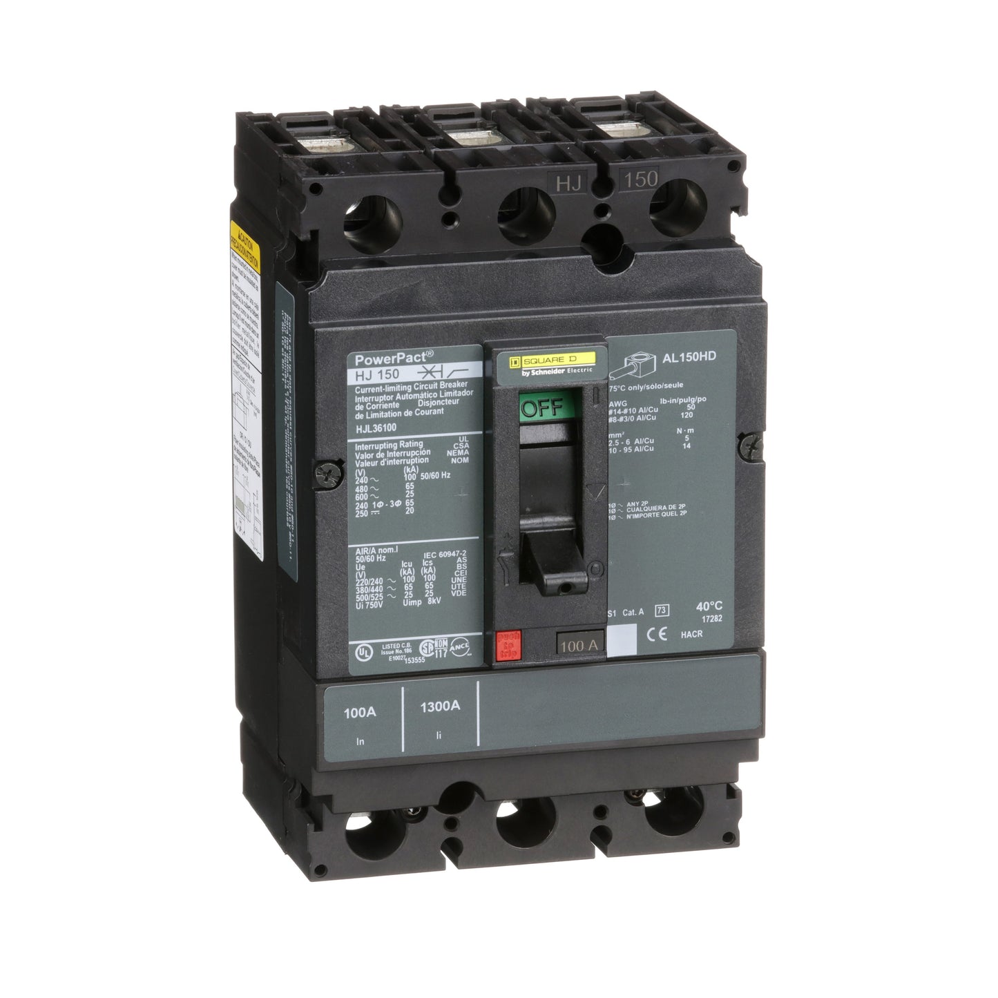 INT. H 65KA 3P 100A Schneider HJL36100