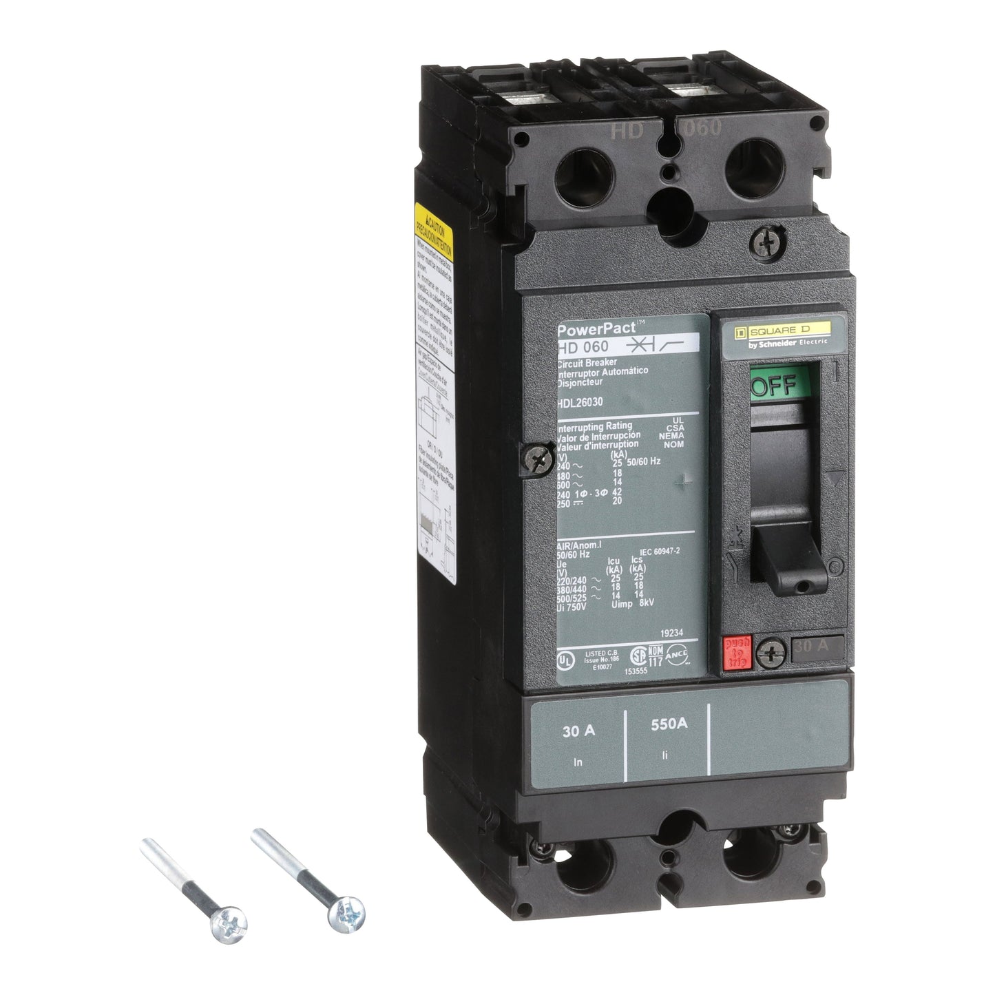 INT. H 18KA 2P 030A Schneider HDL26030