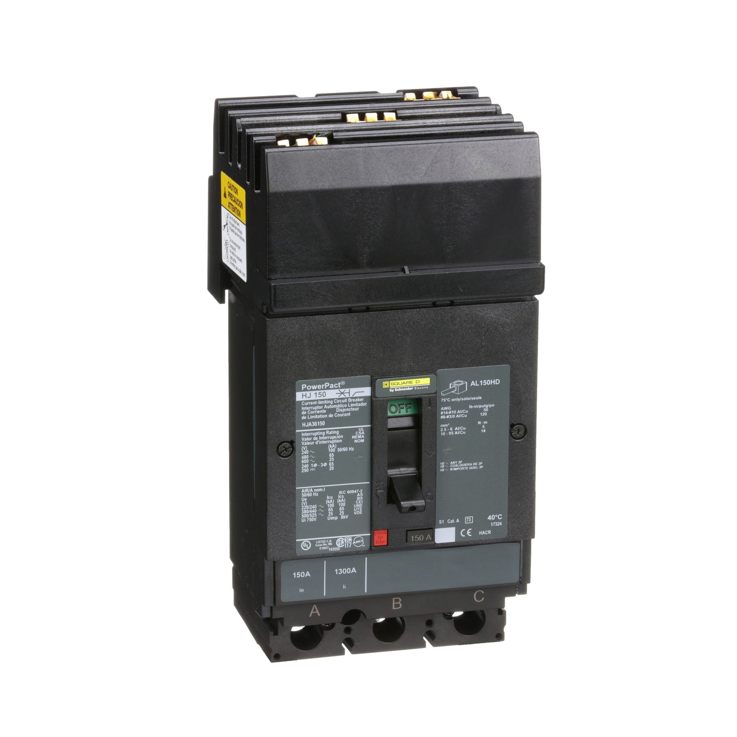 Interruptor 3P 150A Schneider HJA36150