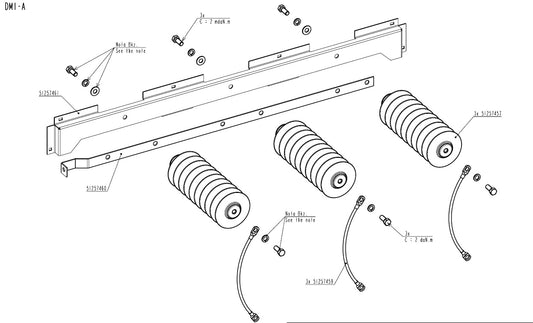 KIT DE SOPORTE PARA APARTARRAYOS PARA CELDA DM1A SCHNEIDER SM62ACQEH6XSUA0001