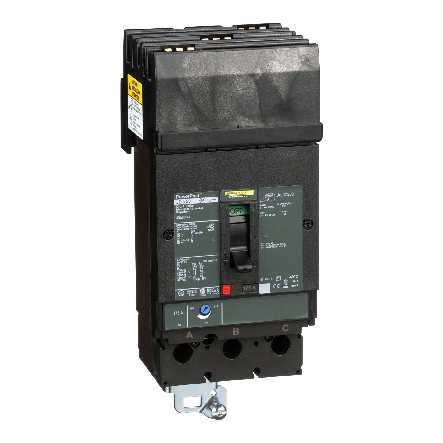 INTERRUPTOR 175A Schneider JDA36175
