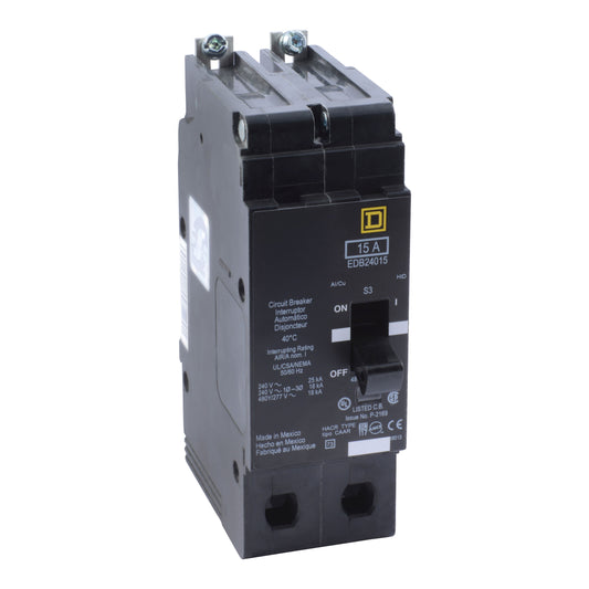 INTERRUPTOR  2P 15 A  Schneider EDB24015