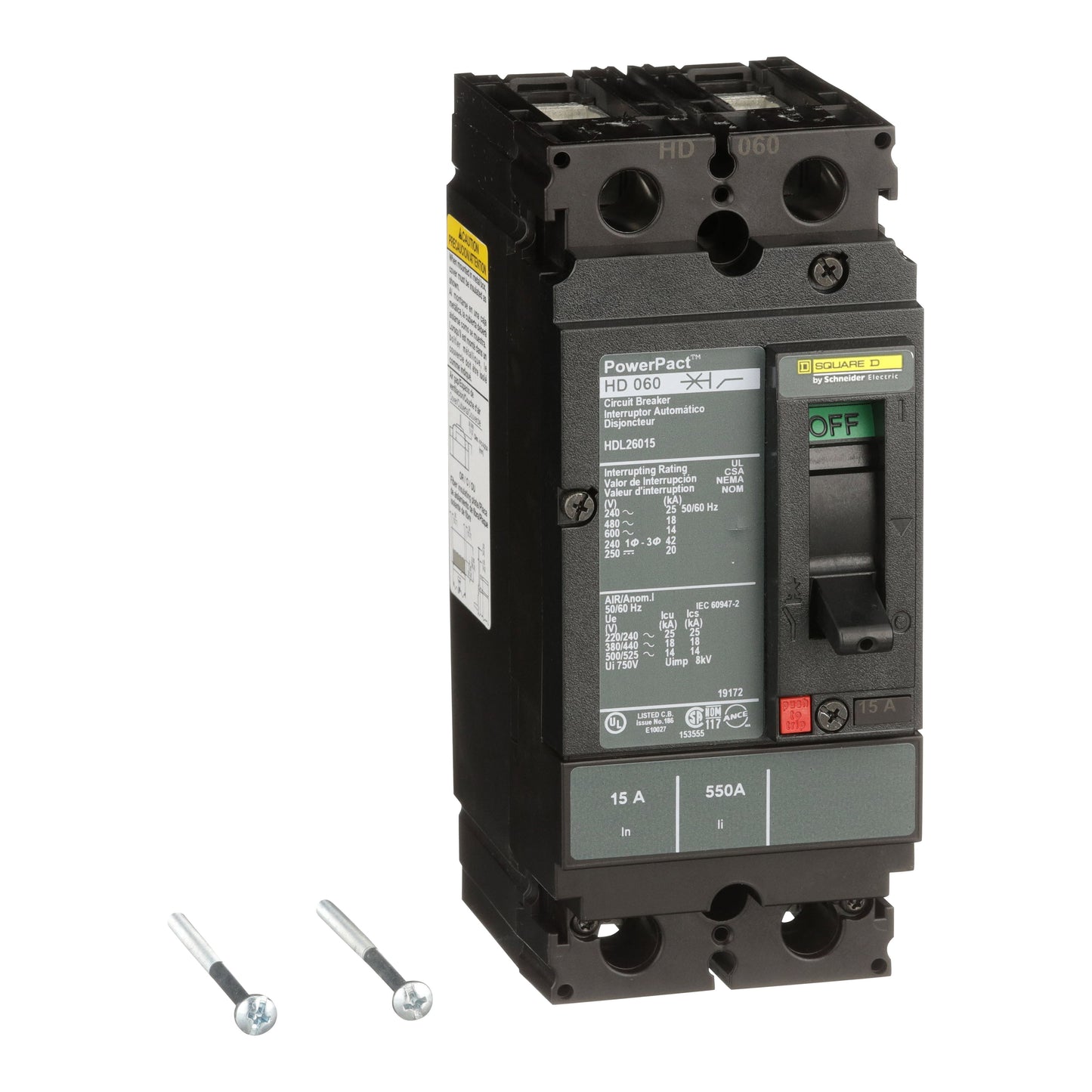 INT. H 18KA 2P 015A Schneider HDL26015