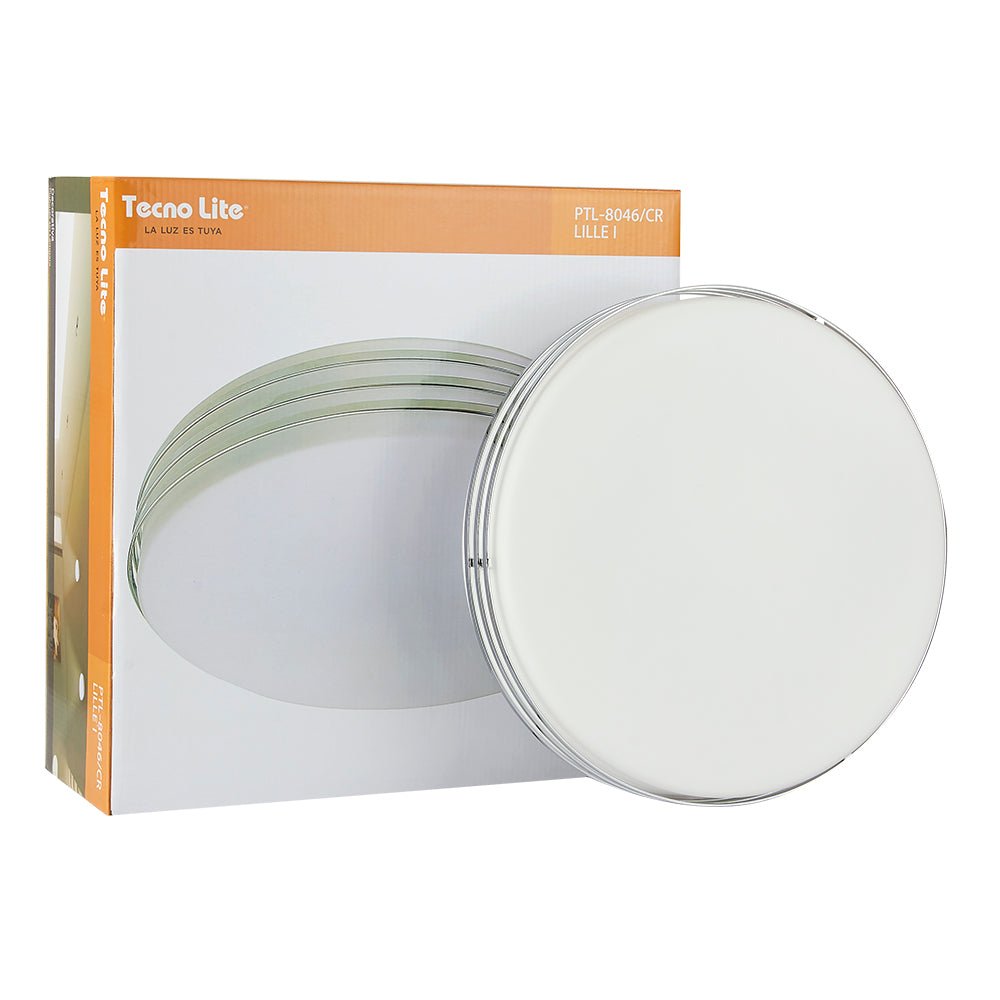 Luminario Luminar TECNO LITE PTL-8046/CR Tienda EEGSA